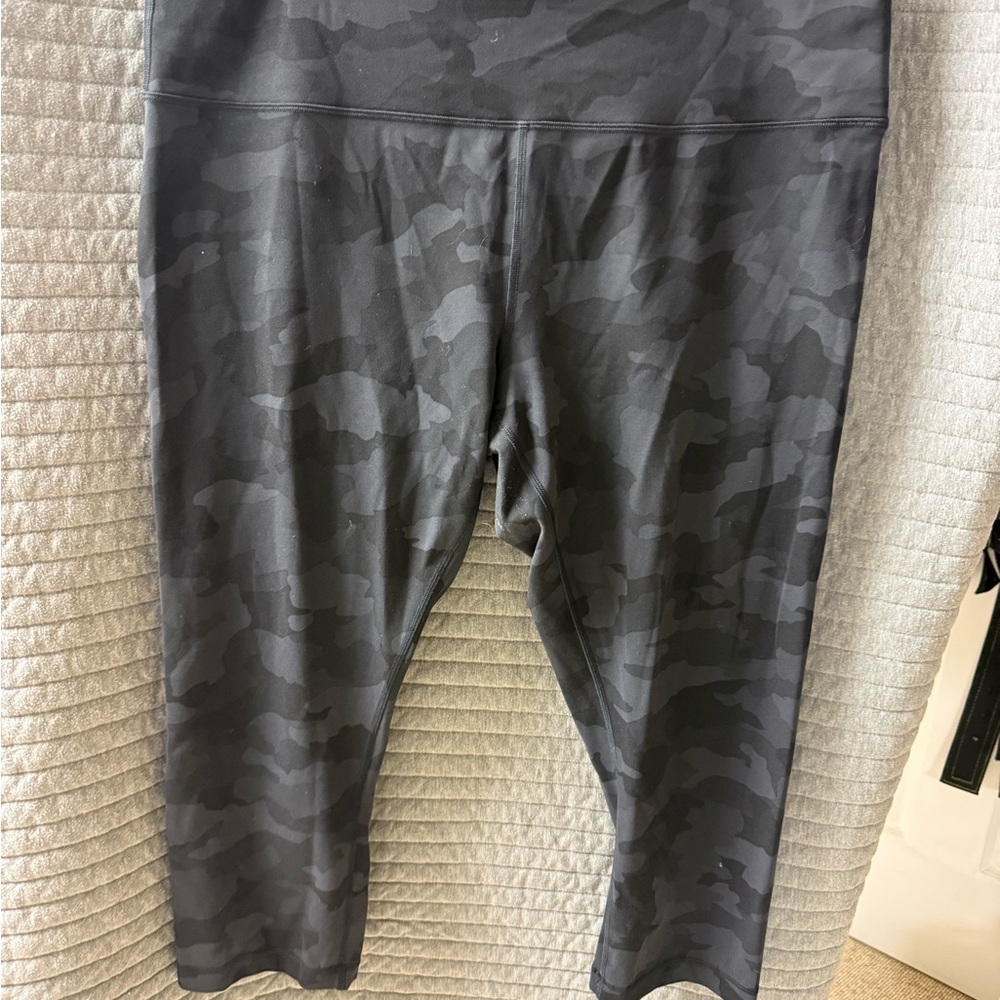 lululemon athletica Black Camo Leggings